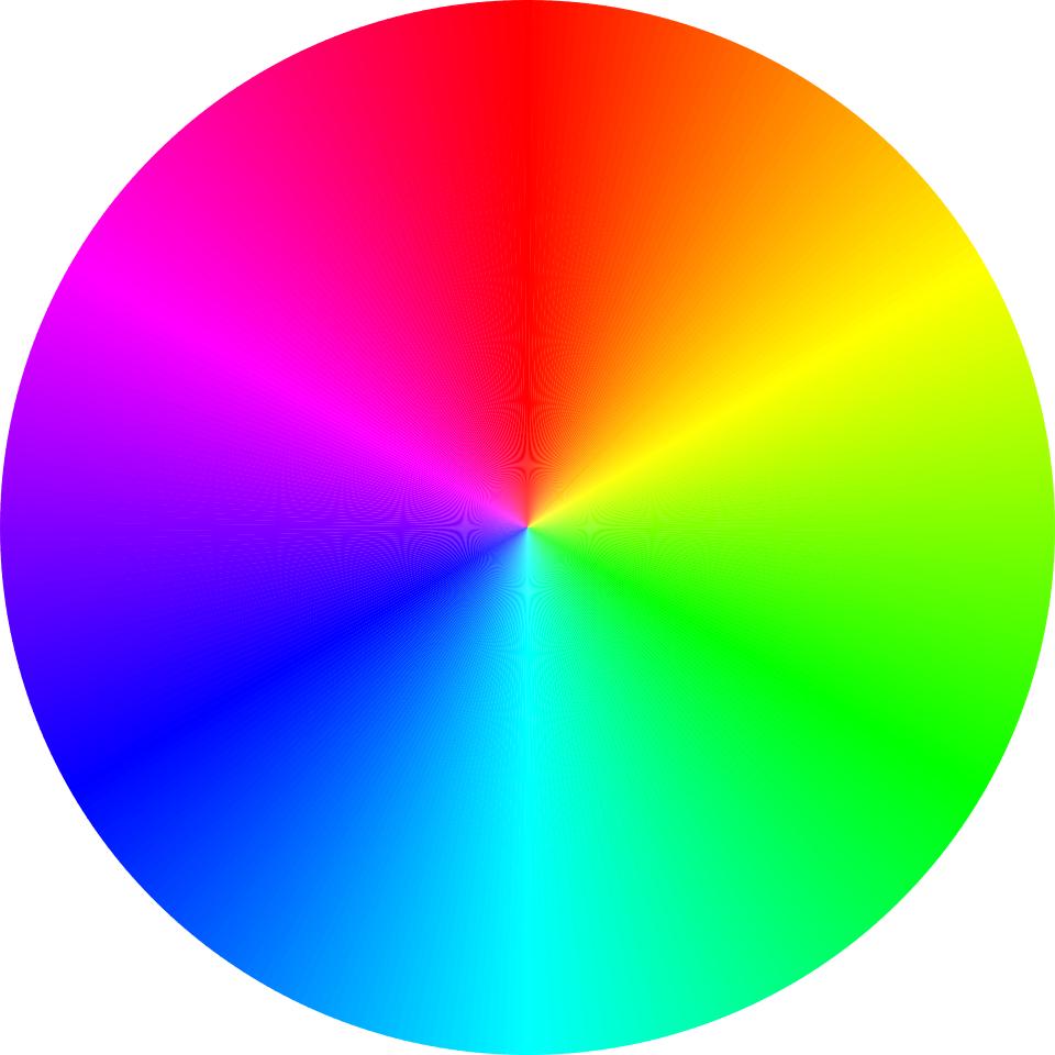 Full-spectrum color wheel reference showing the range of colors available for custom-matched Infinity Wall panel finishes